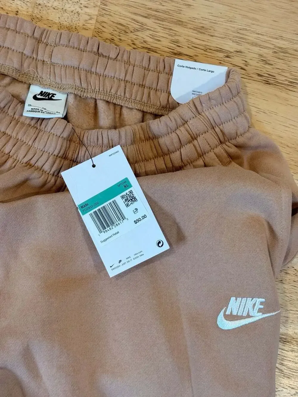 Nike Sportswear Club Fleece Jogger Pants Kids Size XL